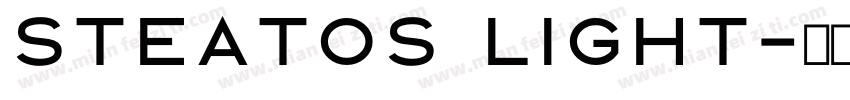 STEATOS LIGHT字体转换